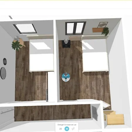 # Le 3 # Joli T3 Centre, Neuf, Calme Et Equipe 牟罗兹