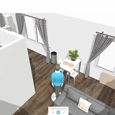 # Le 3 # Joli T3 Centre, Neuf, Calme Et Equipe