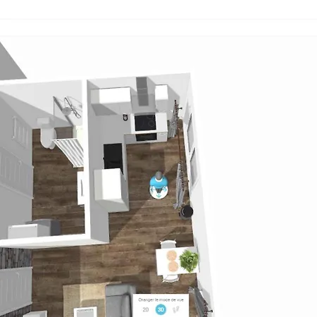 Apartament # Le 3 # Joli T3 Centre, Neuf, Calme Et Equipe Miluza